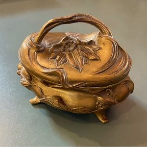 Antique Bronze Jewelry “Casket” - Hamilton Silver Company.